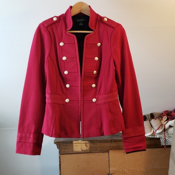 White House Black Market Jackets & Blazers - WHBM Military Ponte Blazer